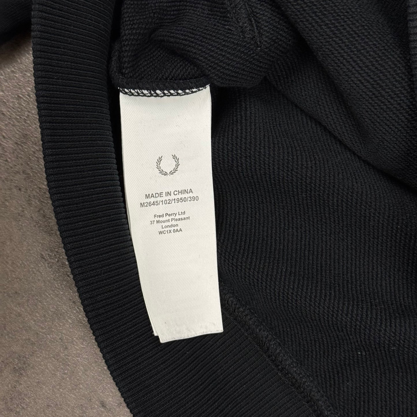 Fred Perry Big Logo Hoodie - S