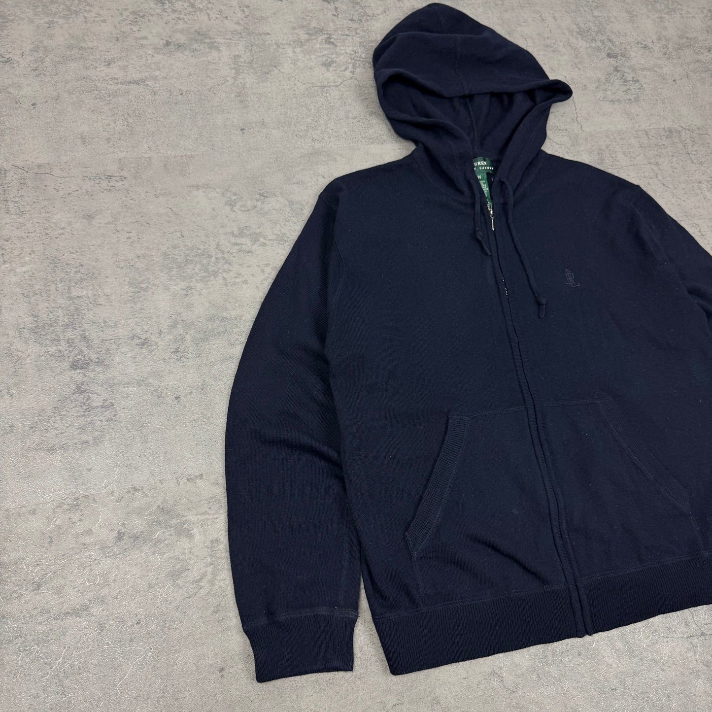 Lauren Ralph Lauren Wool Zip Hoodie - M