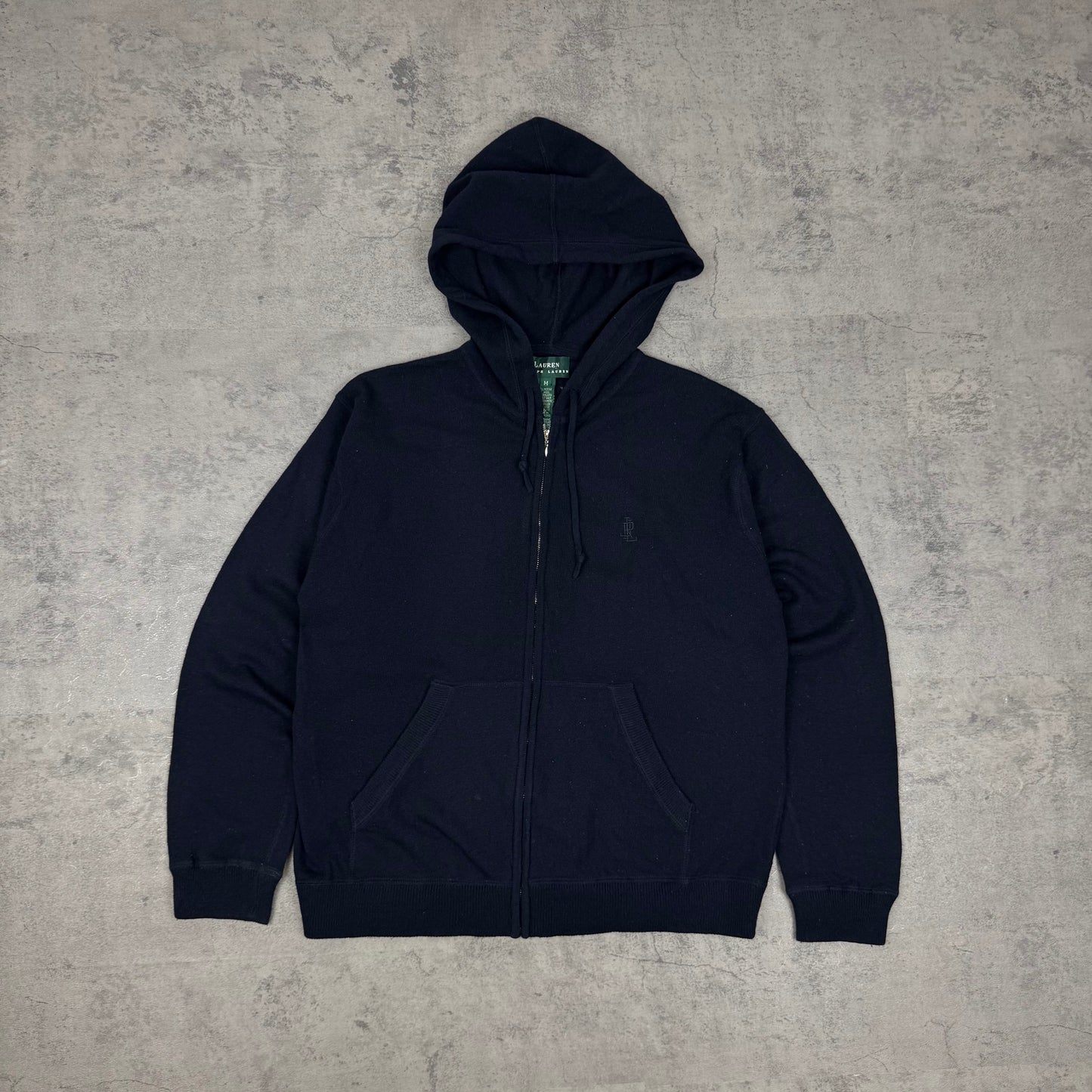 Lauren Ralph Lauren Wool Zip Hoodie - M