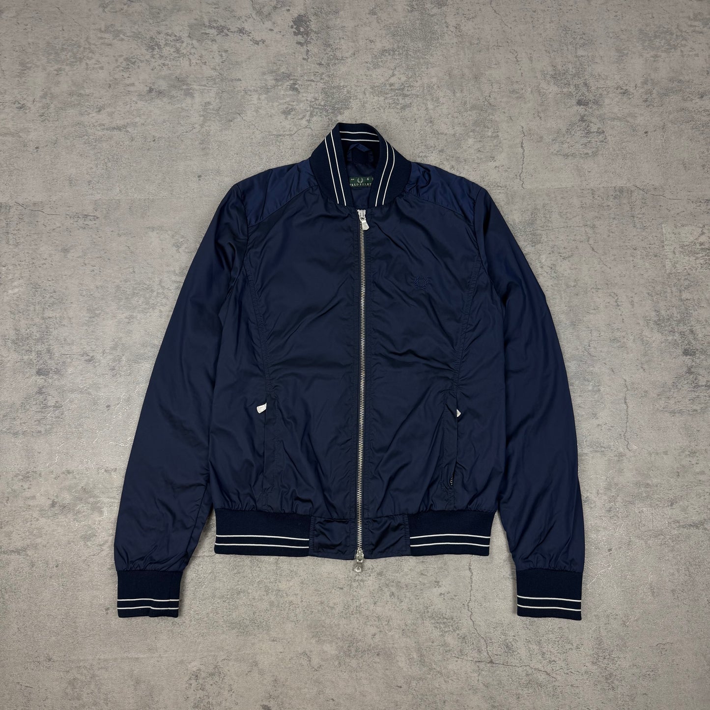 Fred Perry Nylon Bomber Jacket - S