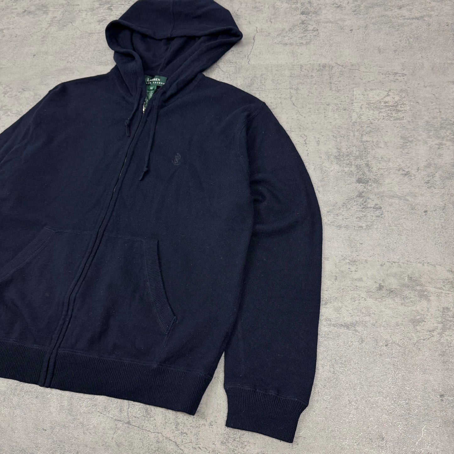 Lauren Ralph Lauren Wool Zip Hoodie - M