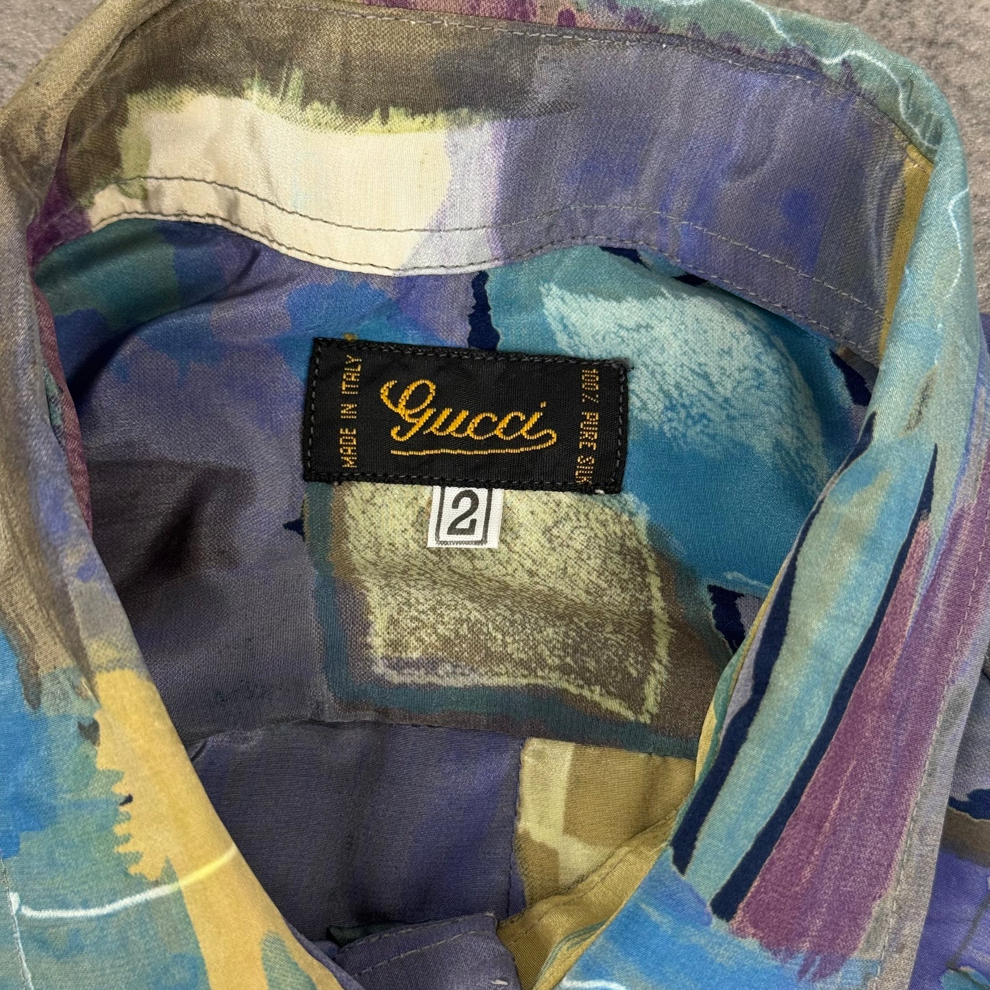 Gucci Vintage Abstract Shirt - M/L