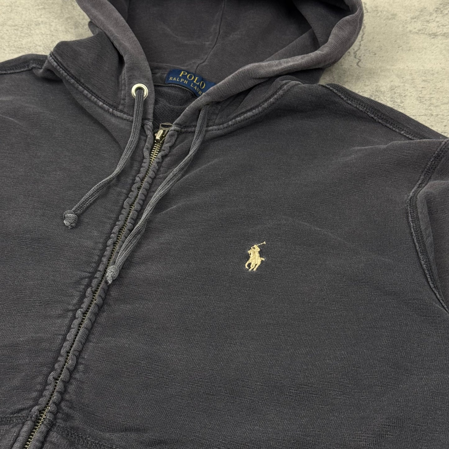 Y2k Polo Ralph Lauren Zip Hoodie - M