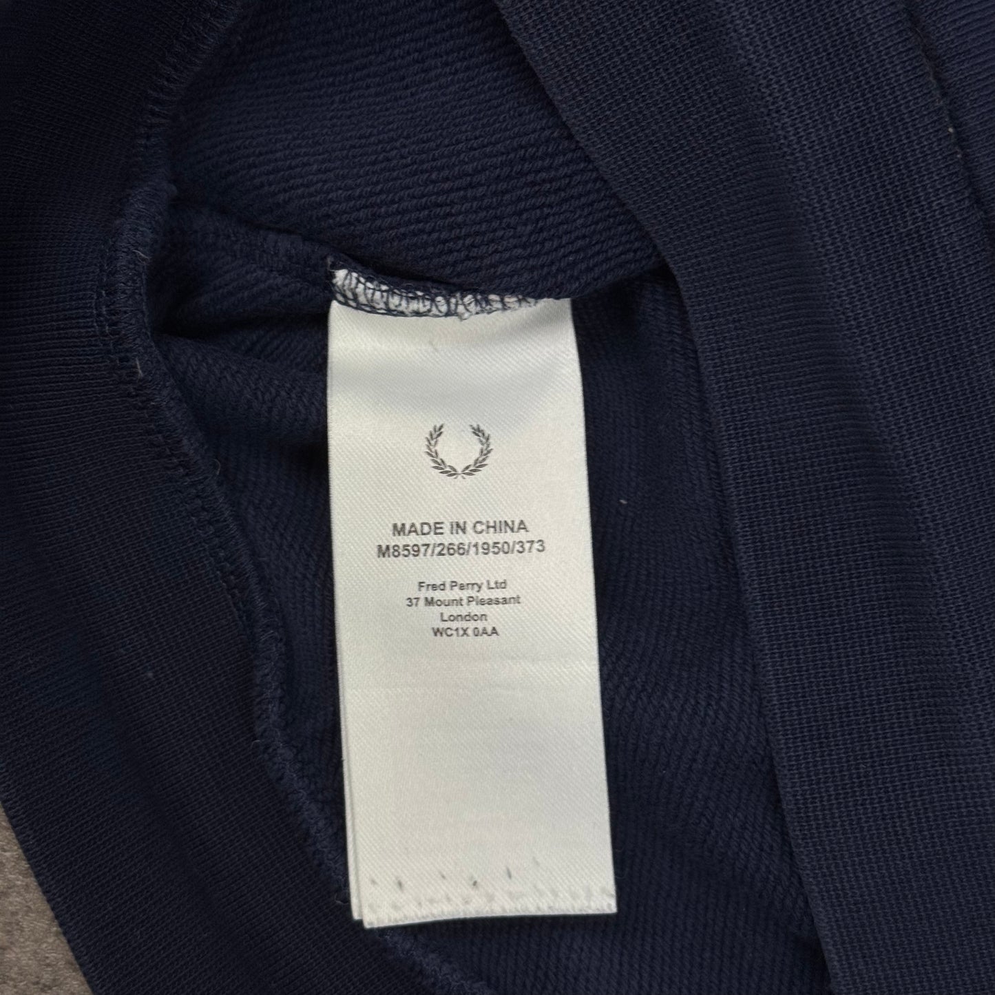 Fred Perry Big Logo Pullover - S