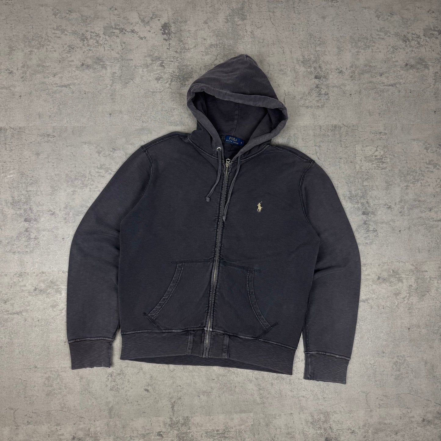 Y2k Polo Ralph Lauren Zip Hoodie - M
