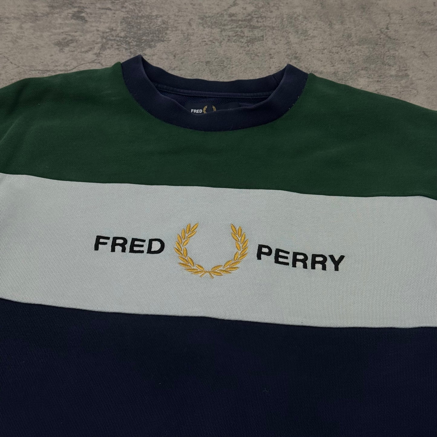 Fred Perry Big Logo Pullover - S