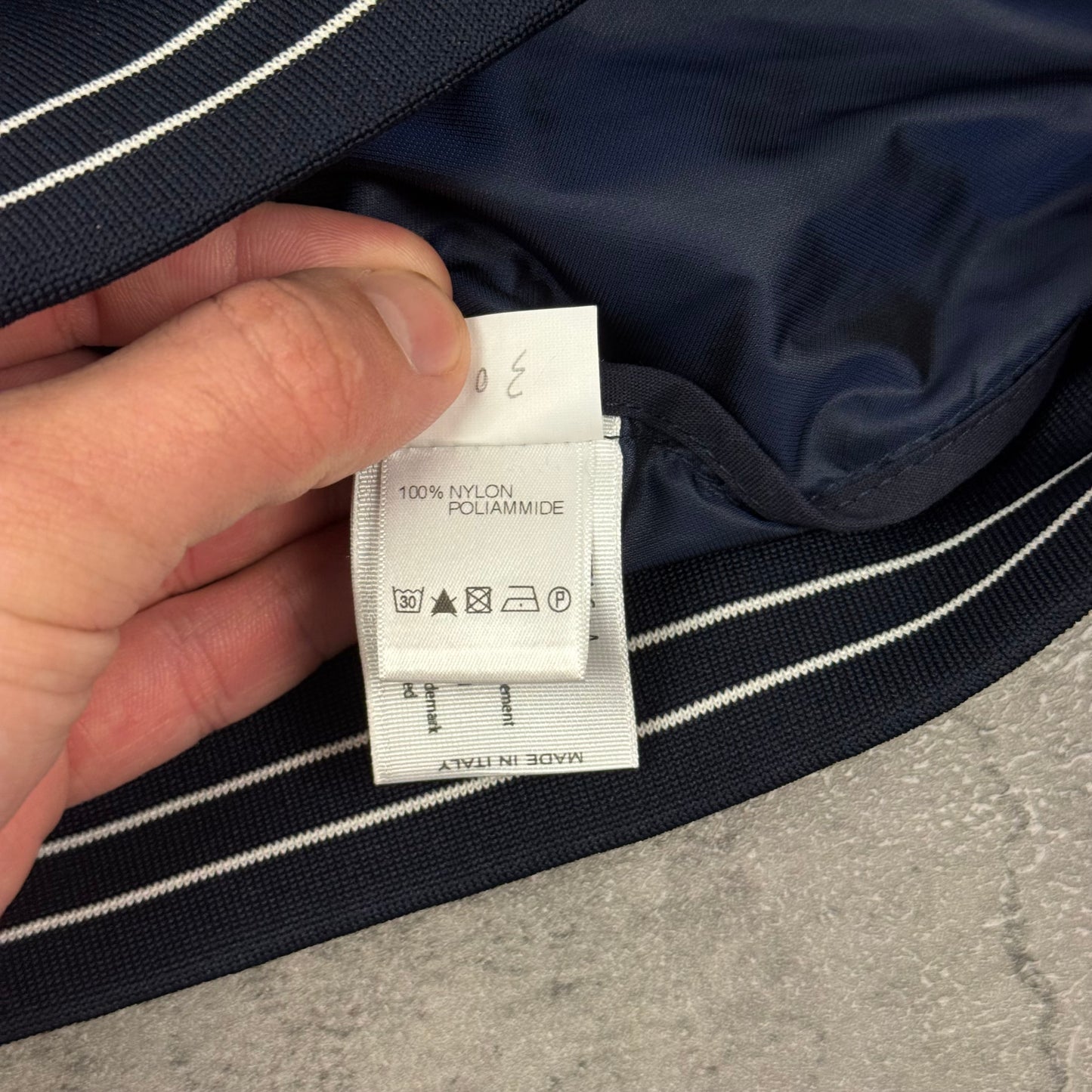 Fred Perry Nylon Bomber Jacket - S