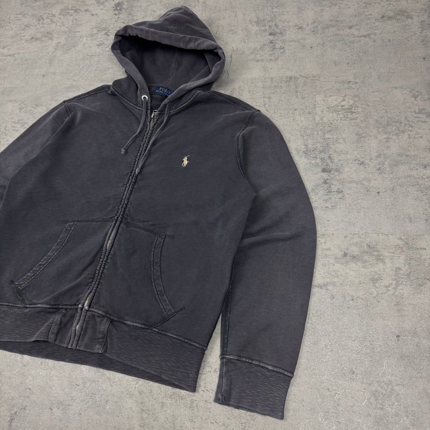 Y2k Polo Ralph Lauren Zip Hoodie - M