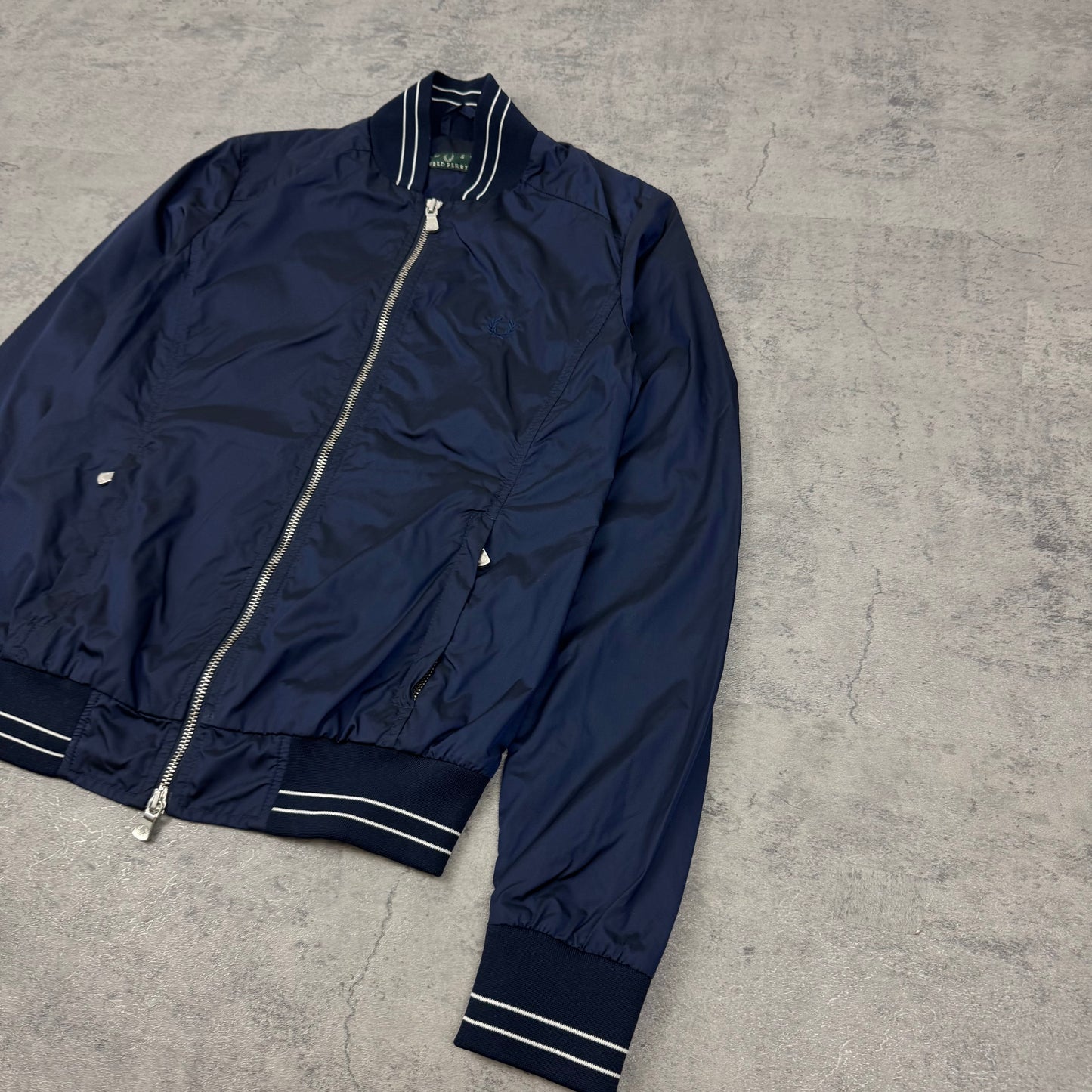 Fred Perry Nylon Bomber Jacket - S