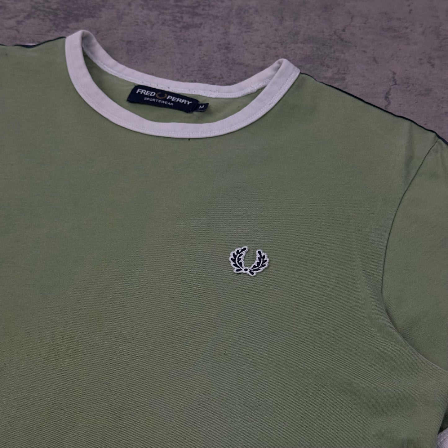 Fred Perry Stripe T-Shirt - M