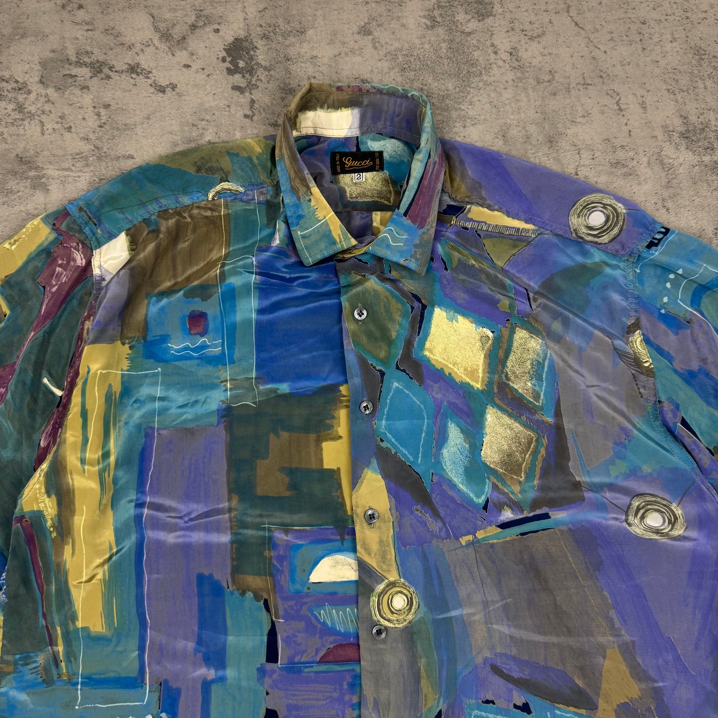 Gucci Vintage Abstract Shirt - M/L