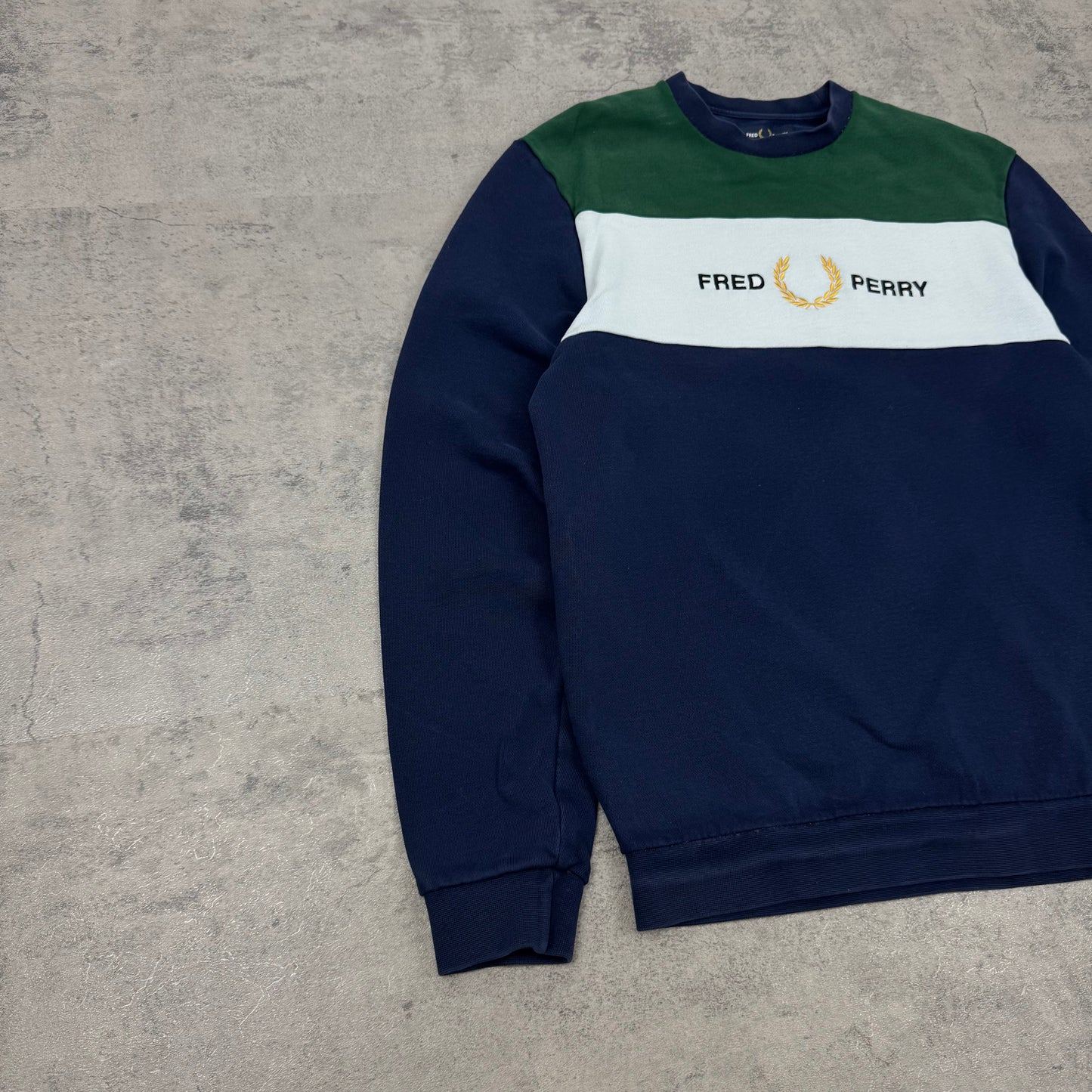 Fred Perry Big Logo Pullover - S