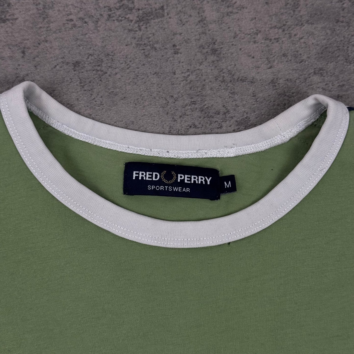 Fred Perry Stripe T-Shirt - M