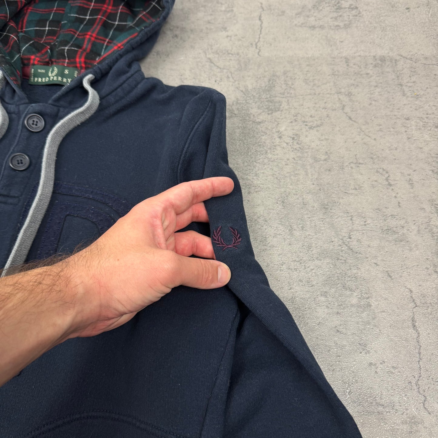 Fred Perry Hoodie - S